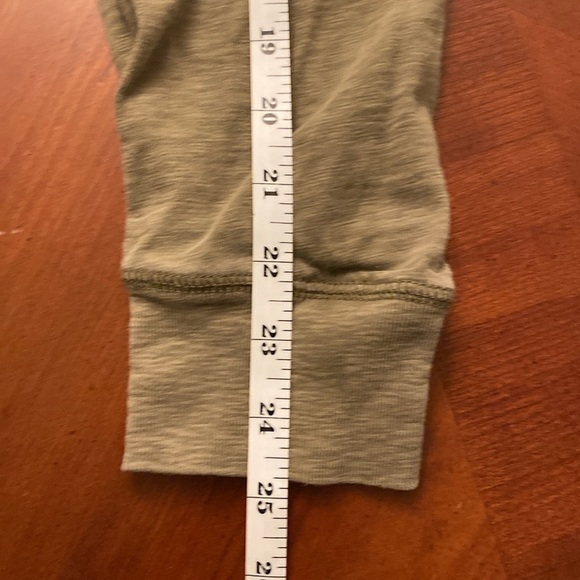 J. Crew Men’s LARGE Cotton Henley T Long Sleeve Green - Picture 8 of 9